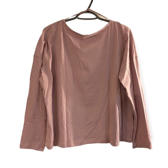 3/$12 Pink Long-Sleeve Pajama Shirt - Picture 5 of 9